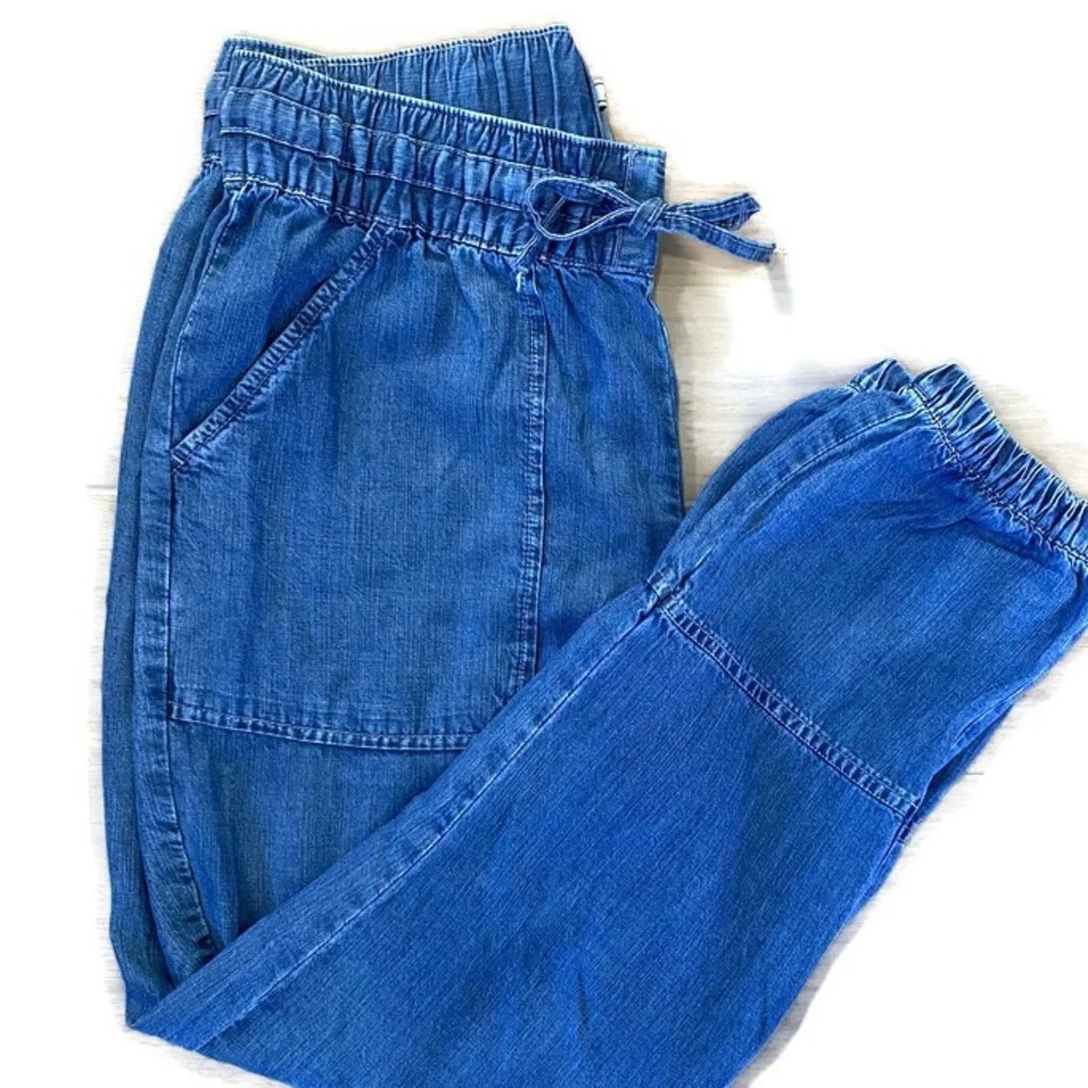 LUCKY BRAND~LIGHT WEIGHT HIGH RISE DENIM JOGGER~SMALL - Picture 4 of 8